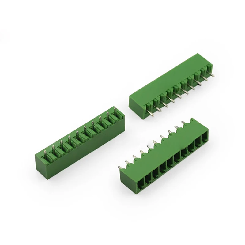 10pcs Plug-in Terminal 2EDG 3.81MM 2P/3/4/5/6/7/8/9/10/12P13P/14P/15P/16P Straight pin