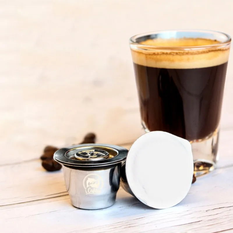 Кофейная капсула для Nespresso многоразовые кофейные кронштейны из нержавеющей стали кофейные фильтры для многократного использования для Nespresso тампер