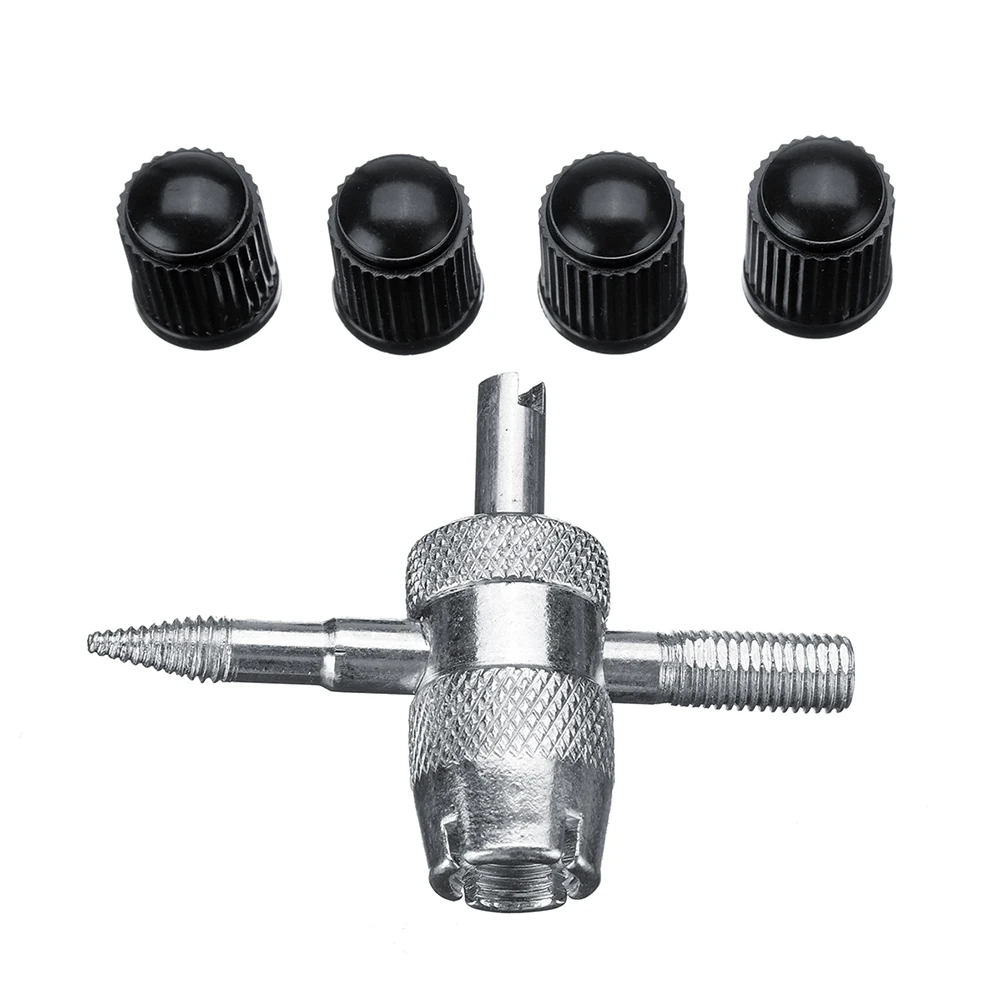 Deflador de Pneu para Pneu Medidor de Pressão de ar Motocicletas e Caminhões Kit de Ferramentas para a Maioria dos Carros Rápido 14 Automóveis e motos