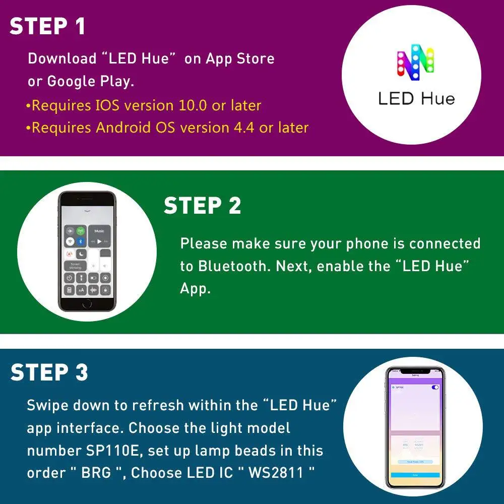 Bluetooth sem Fio Controle de Telefone Luz de Tira Luz Conduzida da Tira Rgb Inteligente Tiras Ip65 Neon Flexível à Prova d' Água Fita Fita Diodo 5 RGB Controle de Telefone Inteligente Tiras IP65