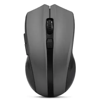 

Mouse Gaming Gray Cordless Wireless 2.4GHz Optical Mouse Mice for Laptop PC Computer +USB Receiver#5$