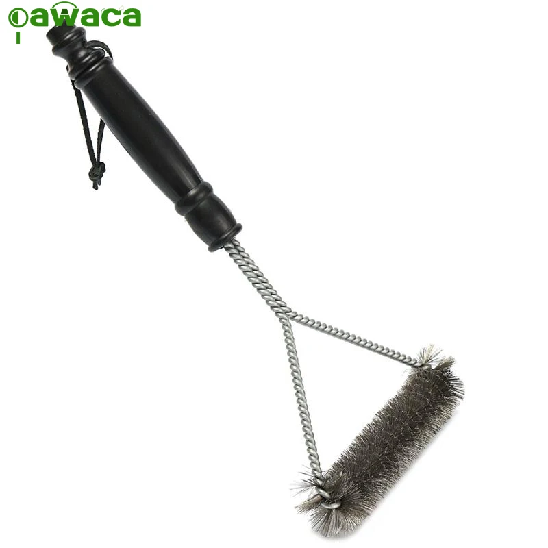 Pawaca Grill BBQ Brush 1pcs 12inch Stainless Steel Non stick Wire