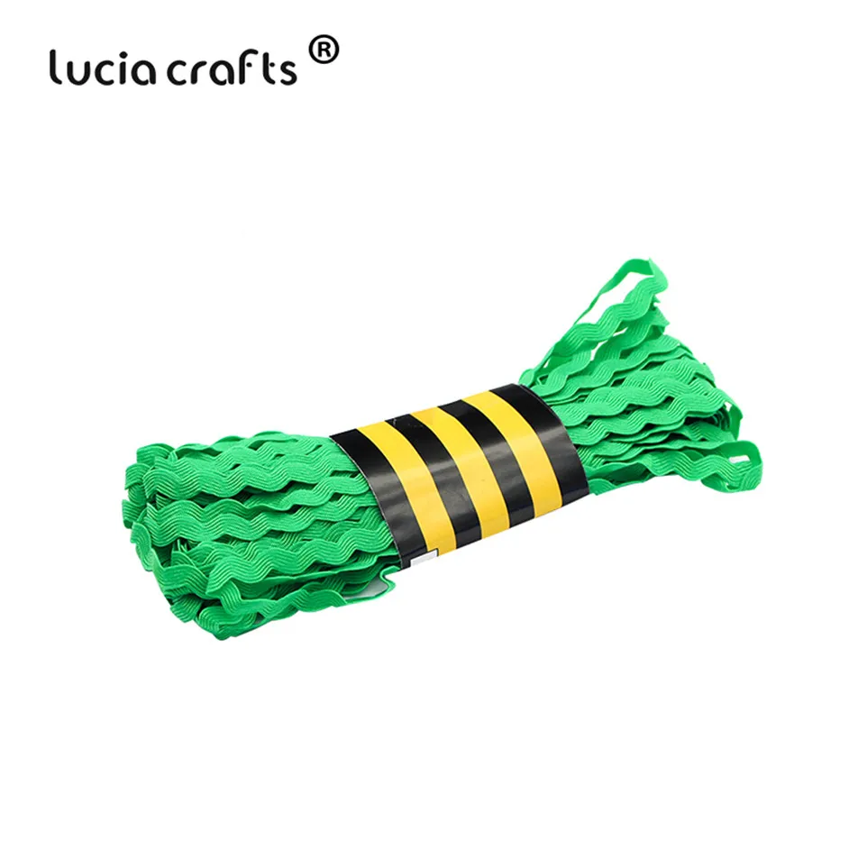 Lucia crafts 15 ярдов/шт 8 мм многоцветная корсажная лента для самодельных волос бант свадебные декоративные аксессуары для вечеринок W0501