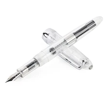 Jinhao 992 пластик Irautita авторучка Спираль Круглый прозрачный студент, школа, офис Канцелярские принадлежности Подарочные чернильные ручки высокое качество