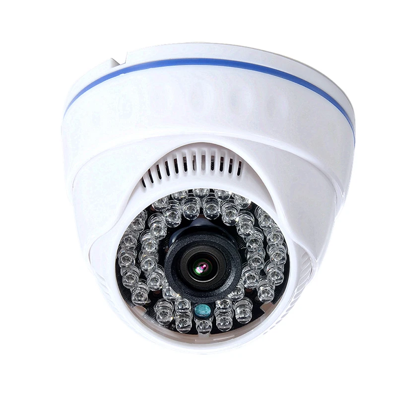Полностью настоящая 1200tvl Cmos HD CCTV камера для помещений, инфракрасное ночное видение, широкий угол, домашняя купольная камера видеонаблюдения, Видикон