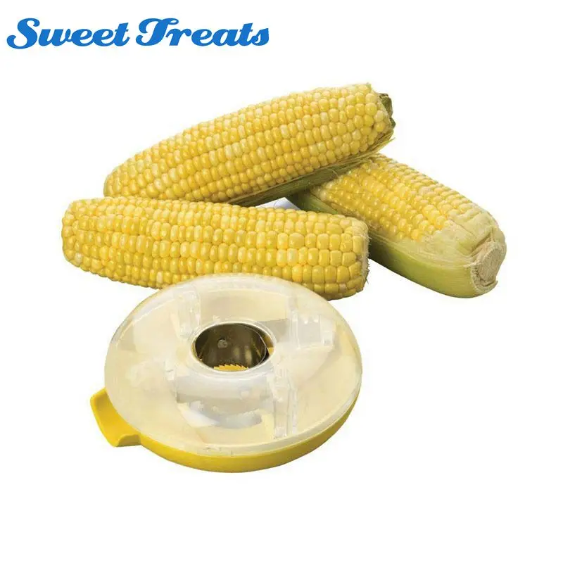 Sweettreats Corn Kerneler Kitchen Tool Stainless Steel Yellow Blades ...