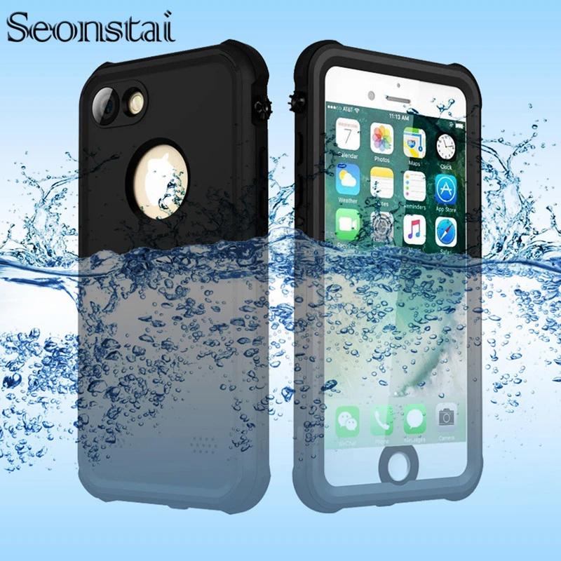 Shetland helemaal Verrijken IP68 Real Waterdichte Telefoon Case Voor Iphone X 8 7 Plus 6 6S Plus  Volledige Bescherming Cover Onder Water case Voor Iphone 5 5S Xr Xs  Max|Telefoonzakje| - AliExpress