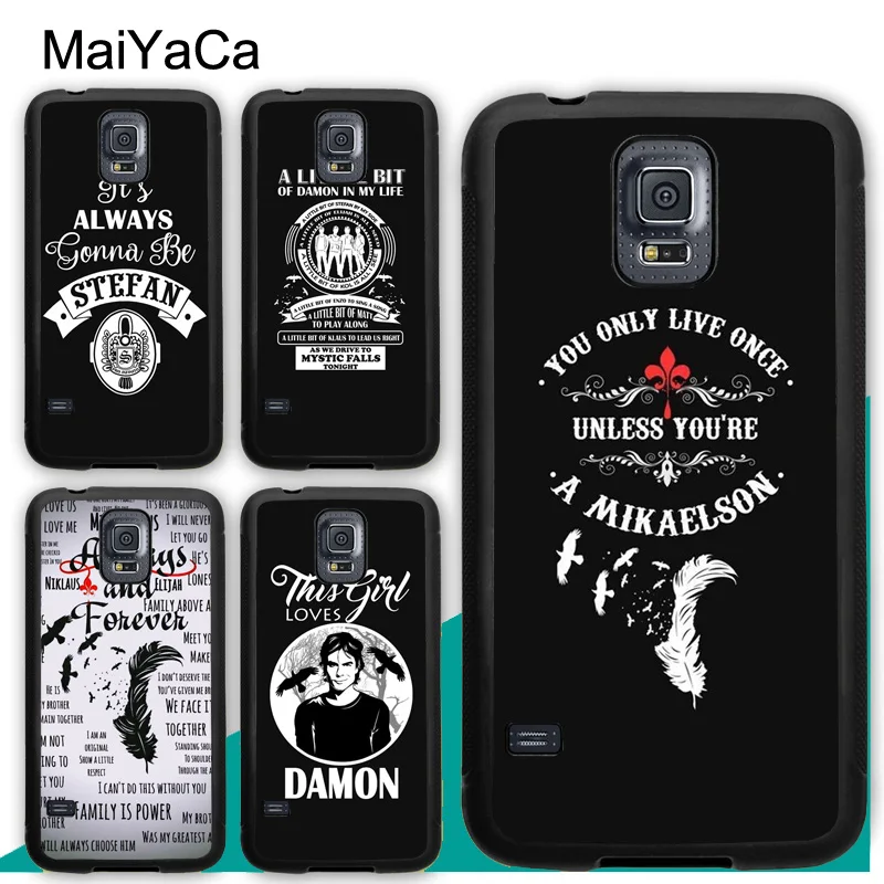 The Vampire Diaries Always Forever Case For Samsung A21S A20e A71 A51 A10 A40 A50 A70 Galaxy S20 Plus S10 S9 Note 20 Ultra | Мобильные