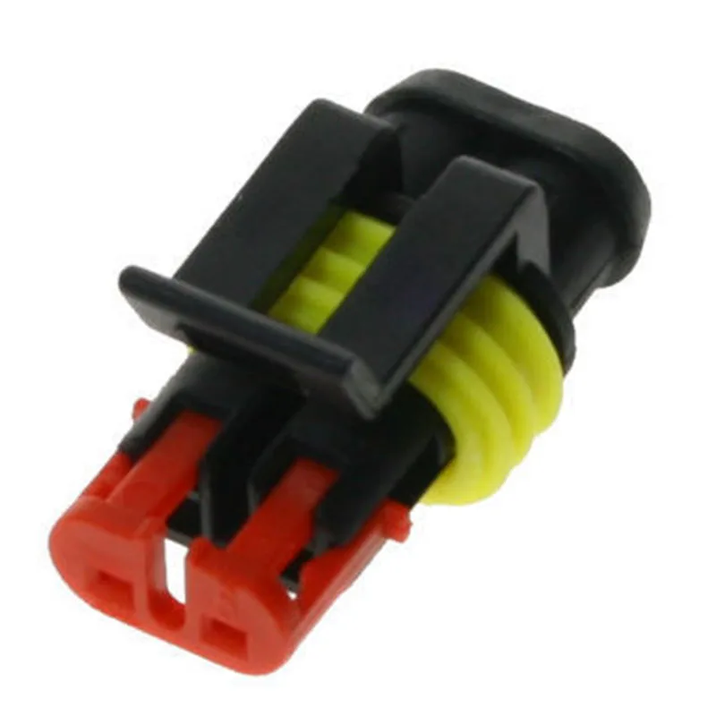 

20pc/Set 2 Pin Way Car Auto Waterproof Electrical Connector Plug Socket Wire Kit