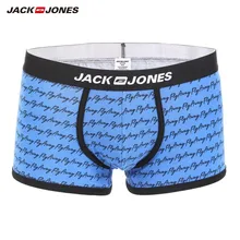 JackJones, мужские удобные боксеры с английскими буквами, нижнее белье, трусы 218392551
