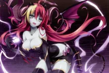 Home decoration anime sexy girl breasts cleavage demon elbow gloves hera horns karory magic necklace puzzle poster S015