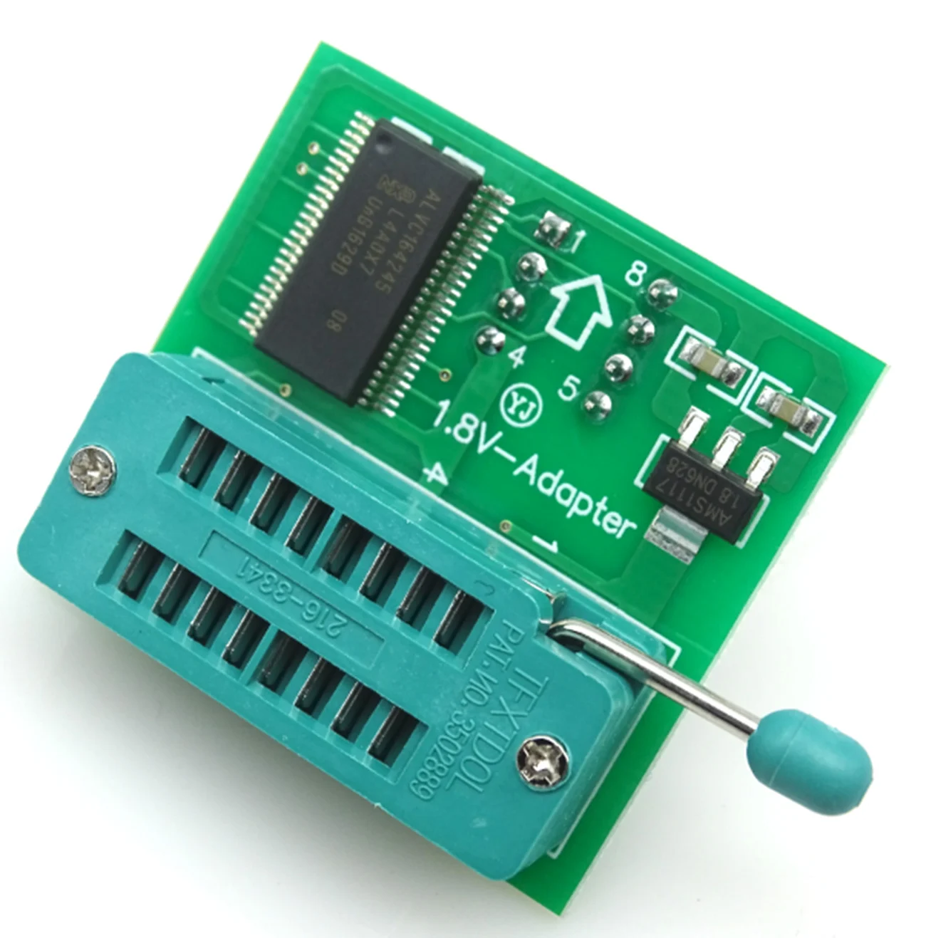 

adapter for Iphone or motherboard 1.8 V SPI Flash SOP8 DIP8 W25 MX25 use in programmers TL866CS TL866A EZP2010 EZP2013 CH341