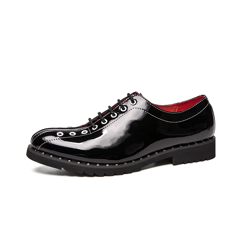 gold wedding men patent leather shoes italian pointed silver designer dress male footwear fashion brogue oxford shoes for men (27)