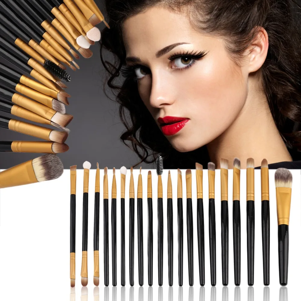 

New set of 20 Professional pieces brushes pack complete make-up brushes Brand New and High Quality