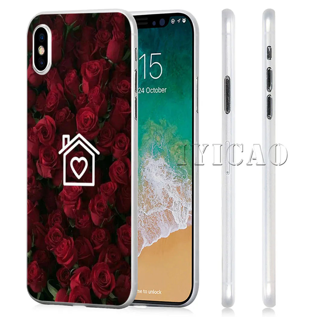 Пион Sunflowe Роза ромашки растения Цветок Жесткий Чехол для iPhone 4 4S 5 5S Se 6 7plus 8 8Plus X XS MAX