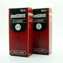 RICO Plasticover кларнет винил водонепроницаемый Sachs reed 2,5#, 3,0#, 3,5# коробка из 5