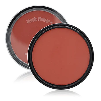 

Music Flower 4 Colors Bronzer & Highlighter Palette Makeup Blush Smooth Pressed Powder Waterproof Long-lasting Matte Foundation