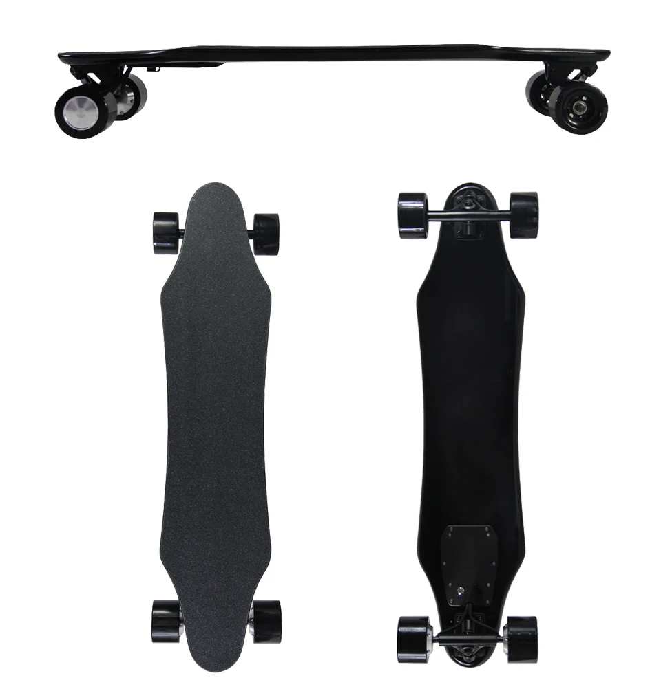 Ступица с двойным приводом, 4 колеса, Электрический скейтборд с усиленным питанием, моторизованный скейтборд, электрический скейтборд за бортом Hoverboard, длинная доска Oxboard