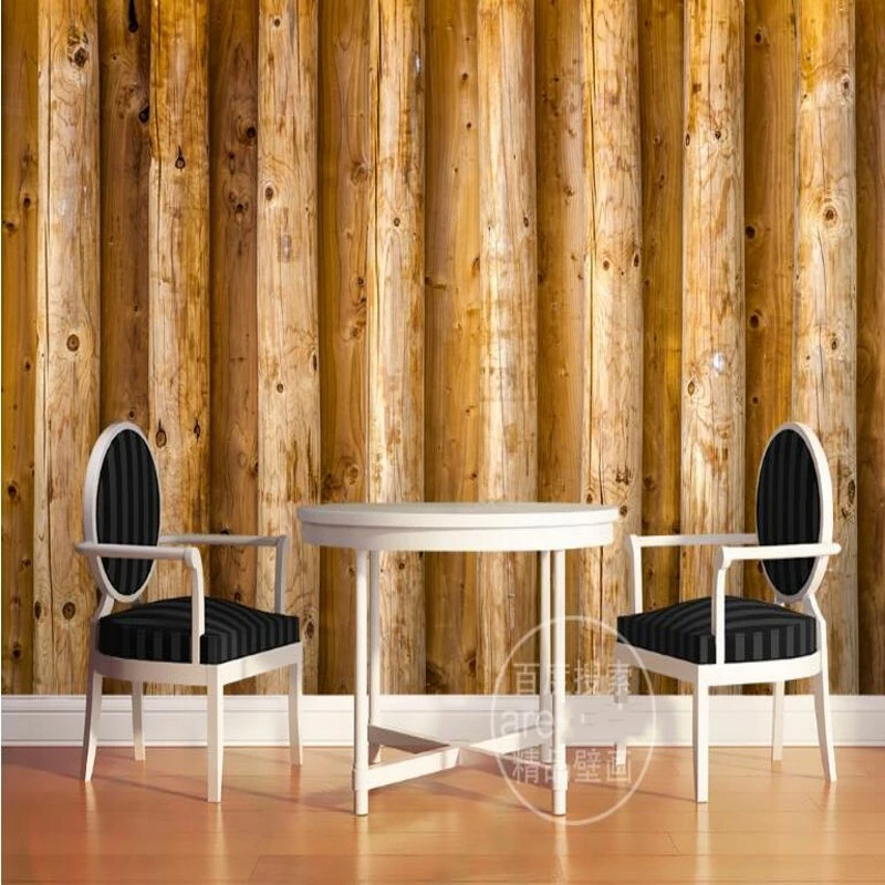 Beibehang 大壁画レトロレトロ木材ログ木製の壁壁画壁紙不織布壁紙 Papel デ Parede 3d パラサラ Atacado Wood Wall Murals Mural Wallpaperwall Mural Wallpaper Aliexpress