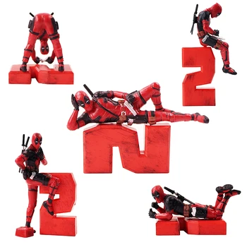 

Marvel Action Figure Deadpool 2 Funny Modeling PVC Figures Toys Car Home Decoration Dolls