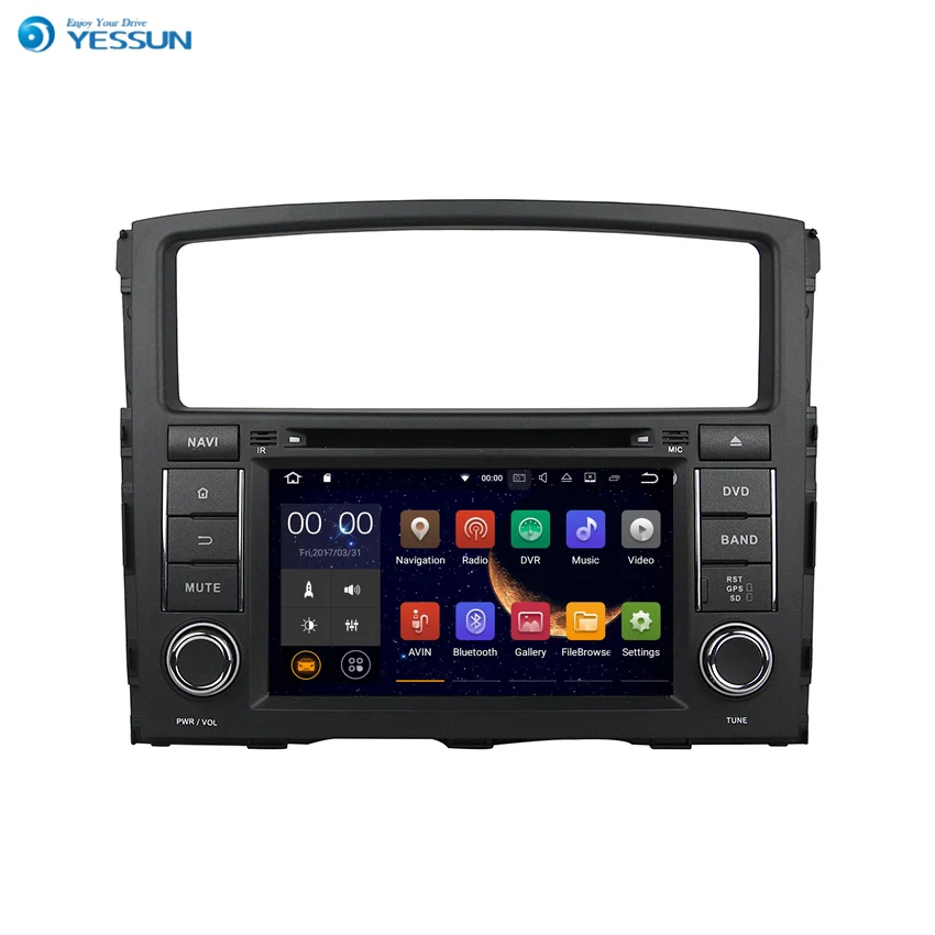 Yessun для MITSUBISHI PAJERO V97 2006 ~ 2015 Android 7 1 мультимедийный плеер система автомобильный