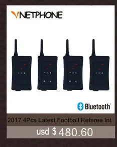 Ejeas 2 шт. 1200 м V6 Pro BT переговорные Мотоцикл bluetooth гарнитура Беспроводной переговорное устройство BT Мульти домофон+ 2 шт. металлический зажим для подарка