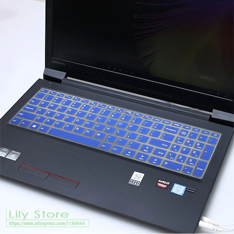 Силиконовый чехол-клавиатура для ноутбука lenovo IdeaPad 510 15," Ideapad 110 17,3" 310 15," Flex 4 15" 110-15 110-17