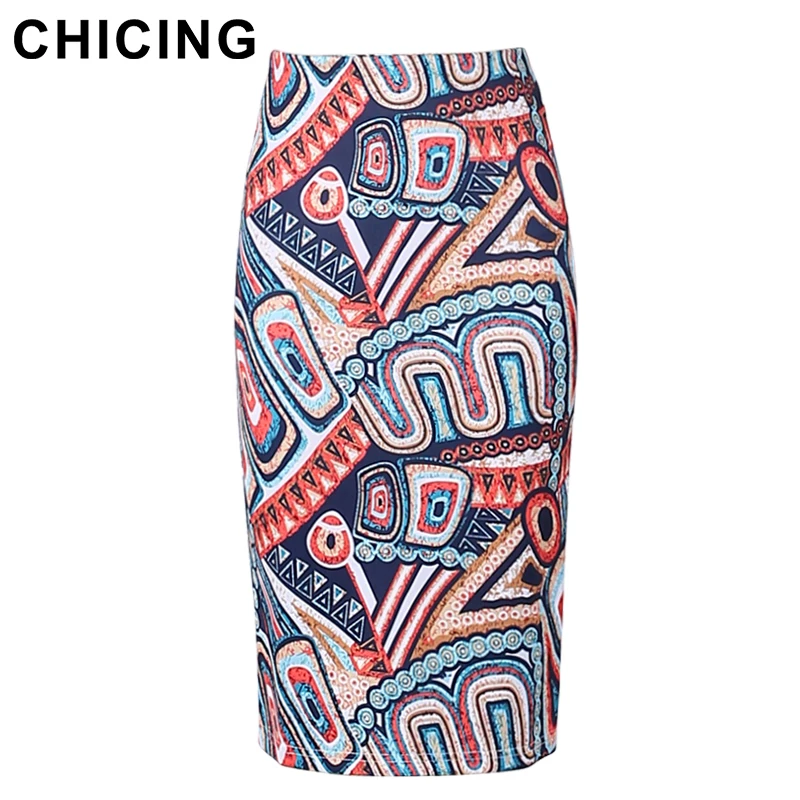 CHICING Women Vintage Bodycon Pencil Skirt 2018 New Fashion High Waist ...