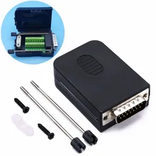 1X DB15 Male Breakout Terminals Plug Connector Screw Type D-SUB 15 Pin Plug Terminal Solderless Connector with Screw 1X DB15 Male Breakout Terminals Plug Connector Screw Type D-SUB 15 Pin Plug Terminal Solderless Connector with Screw