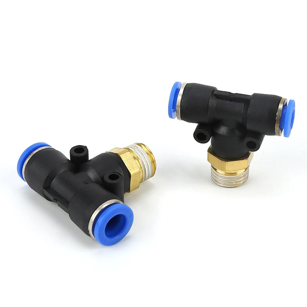T Форма тройник 1/8 &quot1/4&quot M5 3/8 &quot1/2&quot с британской конической трубной наружной