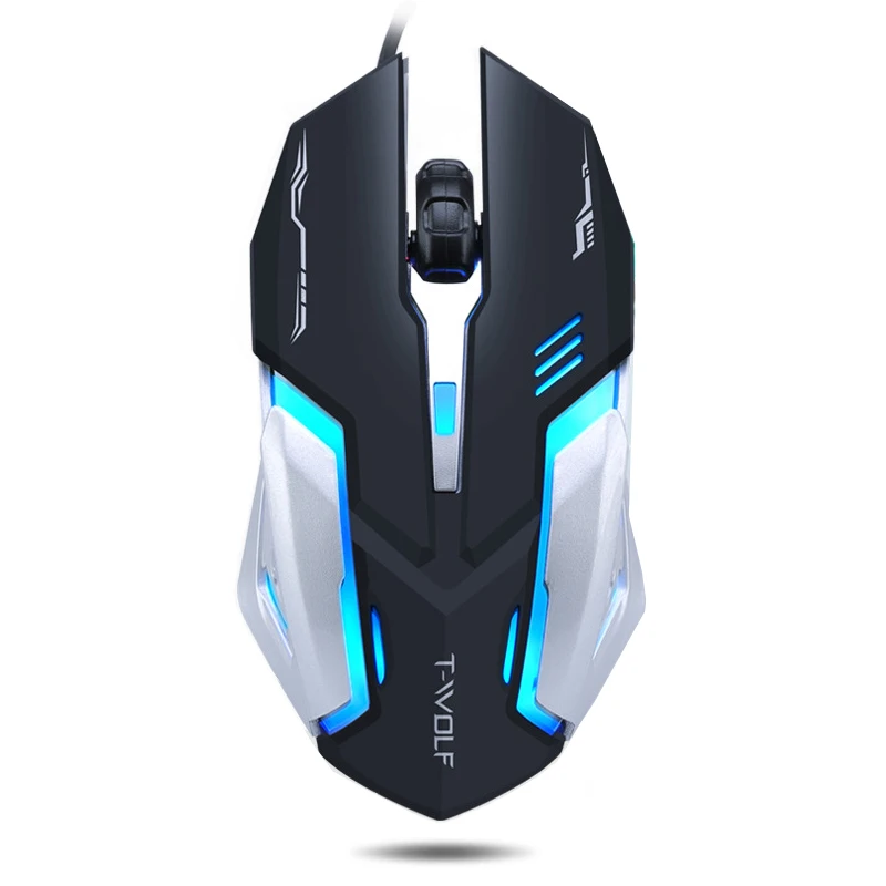 

Professional Wired Gaming Mouse 2400 DPI LED Optical USB Computer Mouse Gamer Mice V5 Game Mouse Ergonomics Mause For PC Laptop