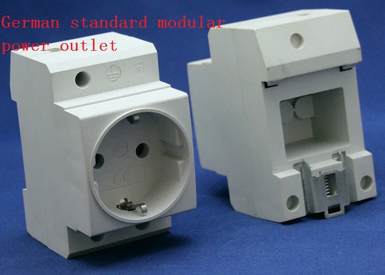 German rail socket ,German standard modular power outletin Switches