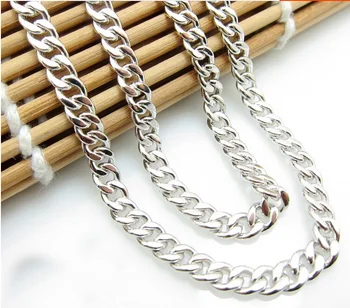 

Pure 925 Sterling Silver Men's Necklace chain Heavy gold 20.16g