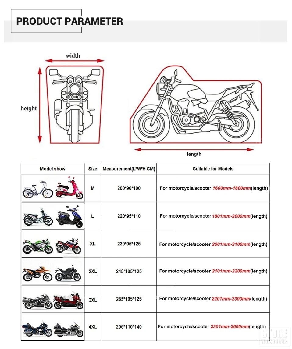 HEROBIKER мотоциклетный чехол для улицы с УФ-защитой для скутера, чехол для велосипеда, водонепроницаемый пылезащитный чехол для мотоцикла, чехол для дождя, дизайн с замком и отверстиями для помещений