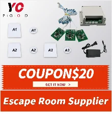 Yowood escapar quebra-cabeça quarto magia claro acrílico