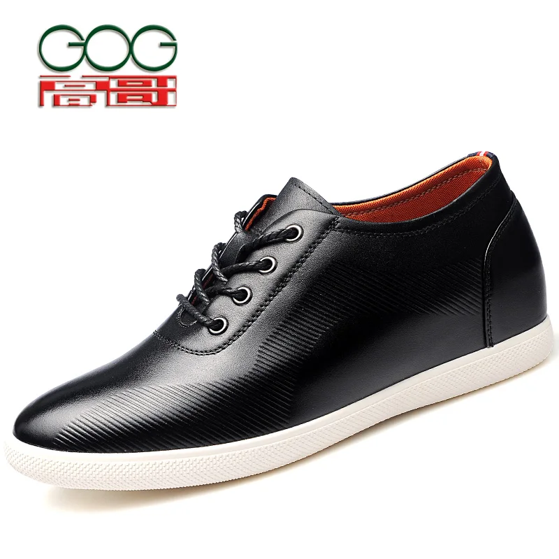 GOG Elevator Shoes Heel Lifts Height increasing Casual Shoes 6cm Taller