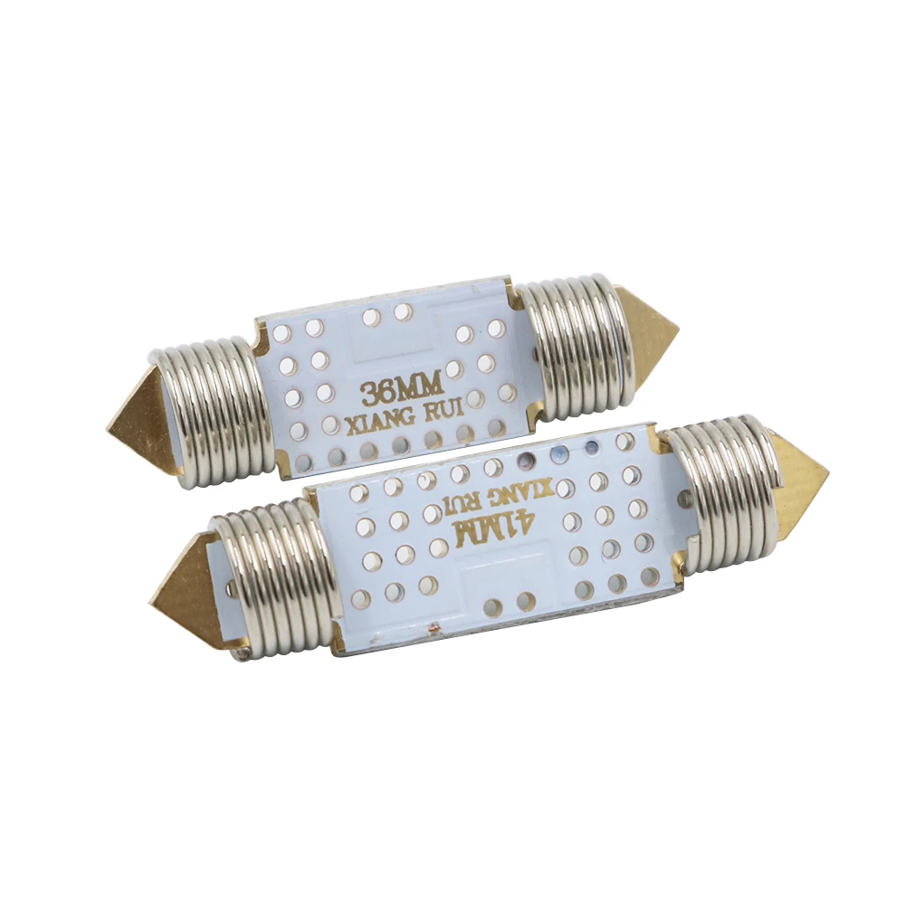 YSY 50 шт. гирлянда 31 мм 36 39 41 Светодиодная лампа C5W C10W супер яркая 5050 SMD авто интерьер