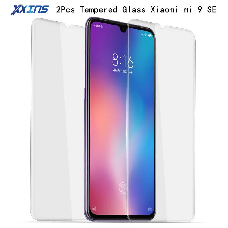 2 шт. закаленное стекло для Xiaomi mi 9 SE глобальная версия смартфон 9se экран протектор