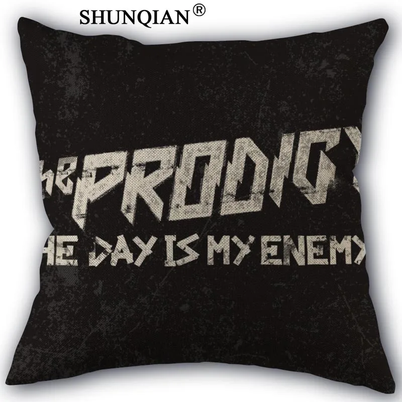 Pillowcase Prodigy день лен хлопок наволочки печатные квадратные декоративные для дома без сердечника наволочка 45x45 см с одной стороны - Цвет: Pillowcase