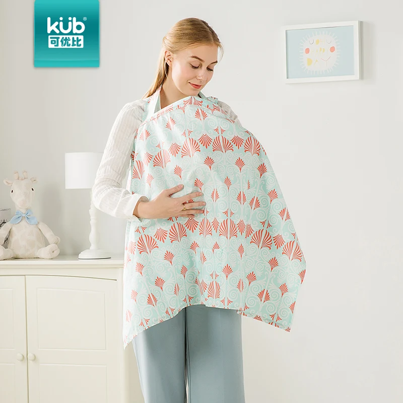 

KUB Pregnant women postpartum nap towels summer fig leaf shawl hoods cotton out of the shelter lactation