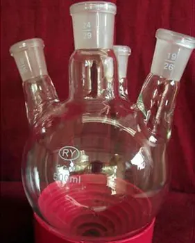 

250ml,24/29 Ground Joint,4 necks,Round bottom Glass flask