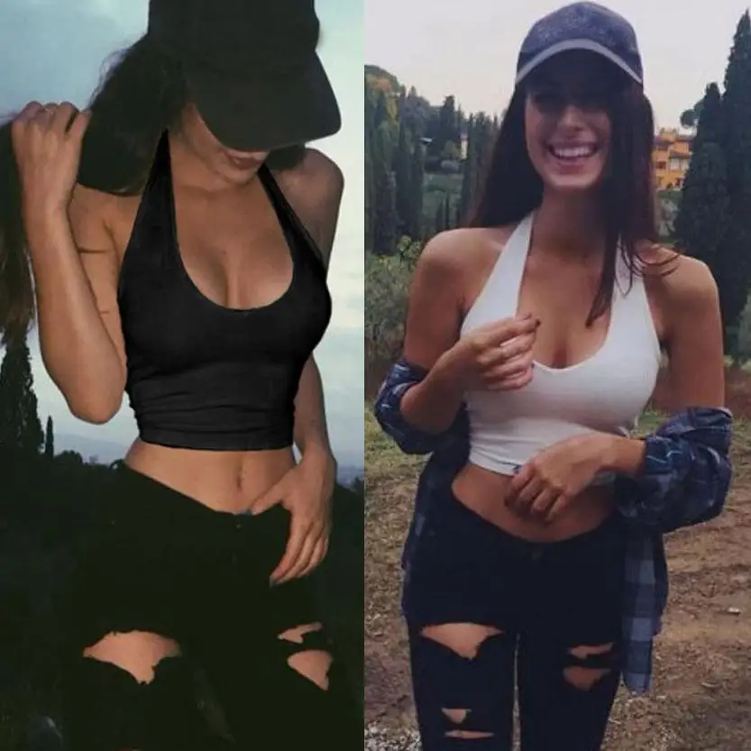 

KANCOOLD T-Shirt new high quality fashion Sexy Casual Slim Sleeveless T-Shirt Vest Short Top Fitness T-shirt women JAN30