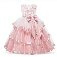Платье для девочек-подростков; одежда для детей; платья для девочек с цветочным узором для свадебной вечеринки; одежда для дня рождения; нарядное платье с большим бантом для девочек; Vestidos