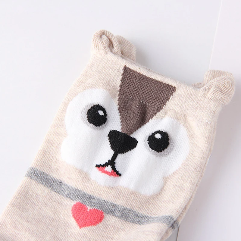 Носки унисекс в стиле Харадзюку для любителей мультфильмов|dog socks|socks unisexcat socks 3d |