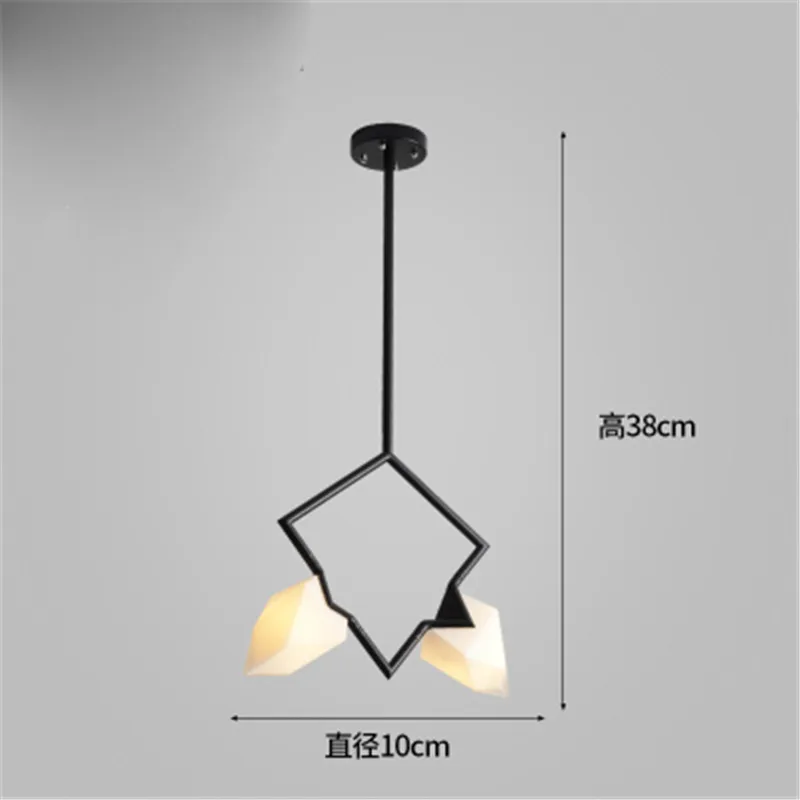 Nordic Lighting Designer Net Red Chandelier Modern Living Room Lamp Chandeliers Restaurant Clothing Store Peach Suspenaion Light