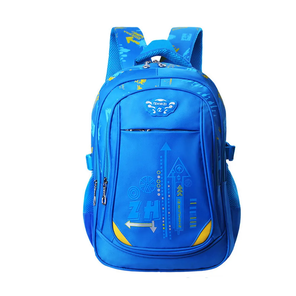 sky blue Модные школьные сумки рюкзак многофункциональные студенческие рюкзаки Детские Водонепроницаемые королевские синие дорожные рюкзаки прочные Mochilas - Цвет: sky blue