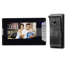 DIYSECUR 7″ Video Door Phone Doorbell Intercom System 1 Camera 1 Monitor Aluminum Alloy Camera 700TVL