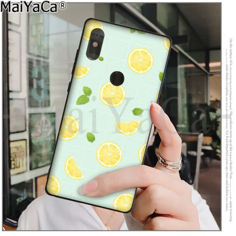 Чехол для телефона MaiYaCa с фруктами ананасами арбузом бананом лимоном Xiaomi Redmi 5 5Plus