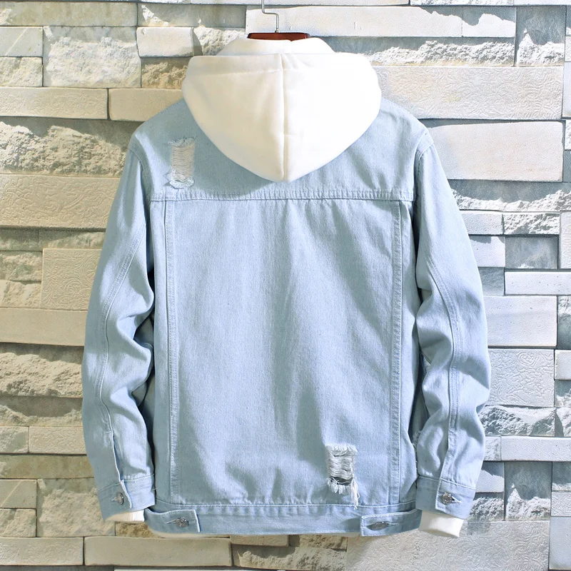 Kopen Nieuwe 2019 Mannen Jeans Jacket Mens Bomber Jassen Mannen Hip Hop Man Vintage Denim Jasje Streetwear Chaqueta Hombre S xl Xxl