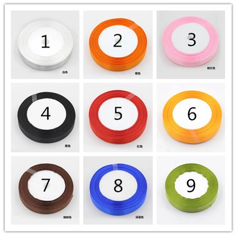  40mm 25Yard Pretty Silk Satin Ribbon 22M Wedding Party Decoration Invitation Card Gift Wrapping Scr
